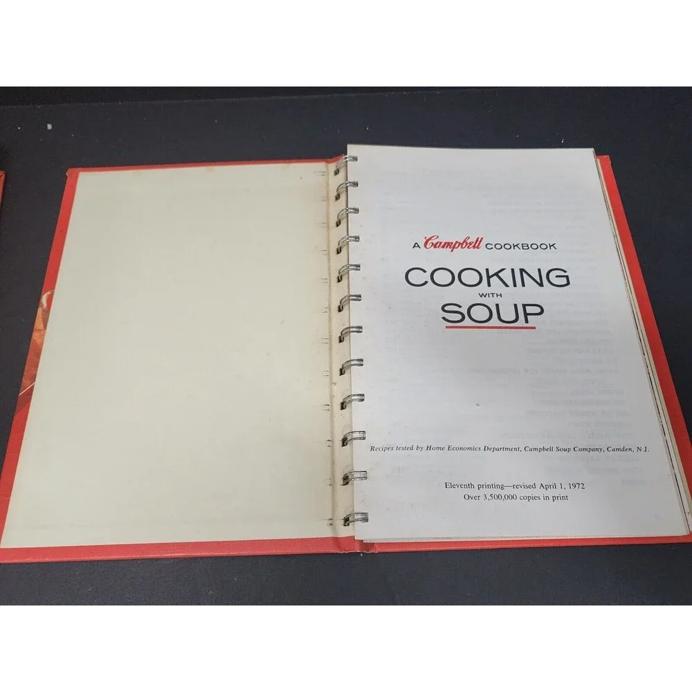 3 Copies of Cooking With Soup A Campbell's Cookbook 608 Recipes first print inc